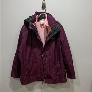 Columbia Women's Dark Purple Ski Jacket